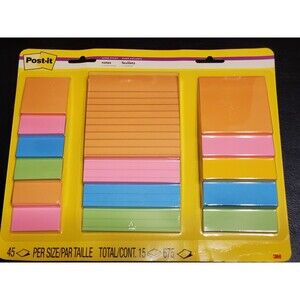 Post-It Notes Variety Big Pack  For Office, School or Work - 675 Total Notes NEW